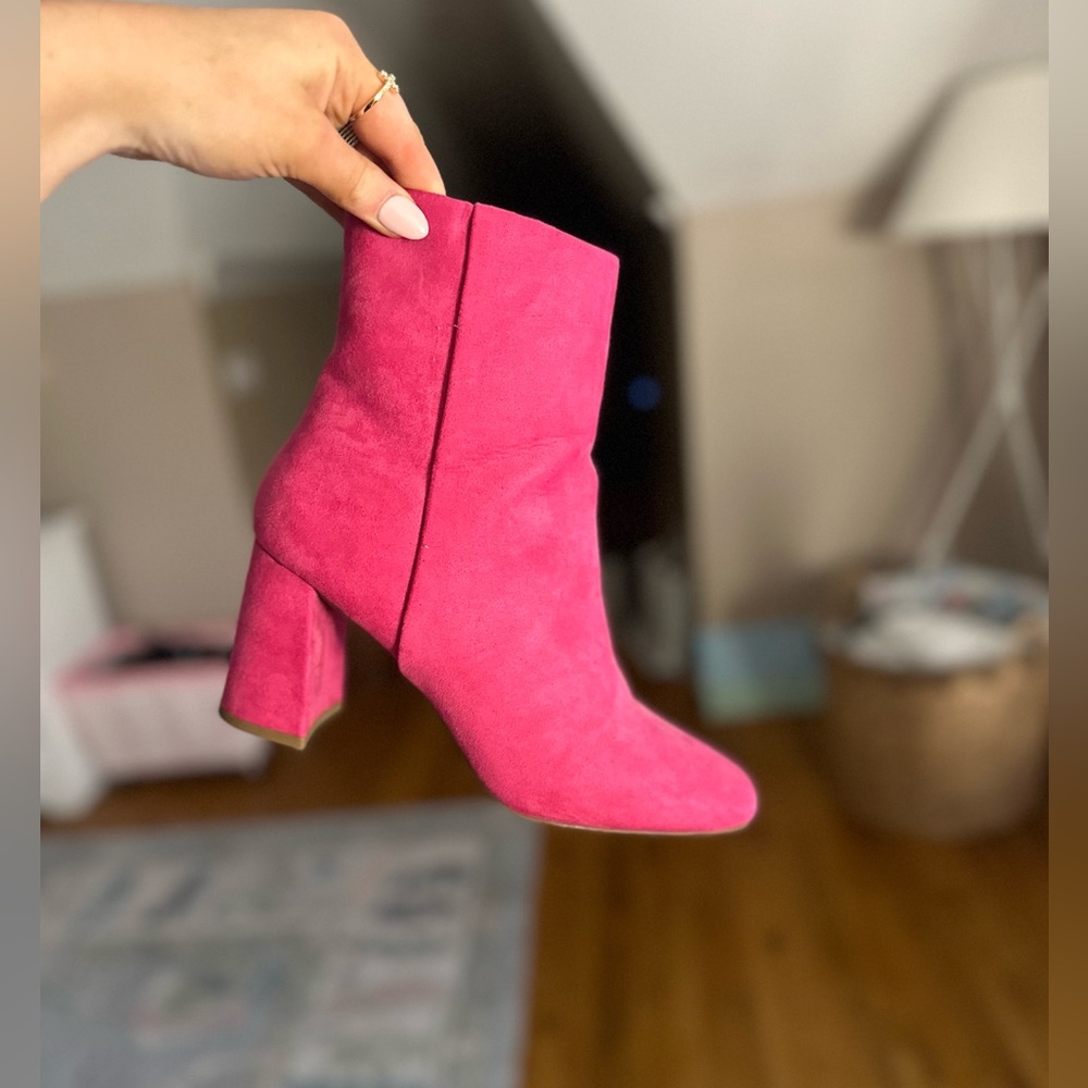 Hot Pink Booties